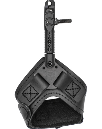 Scott Archery Release Aspen Single Jaw Black Leather Buckle Strap
