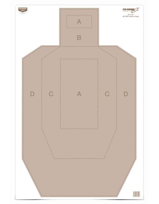 Birchwood Casey B/C Target Eze-Scorer 23"X35" Ipsc Practice 5 Targets