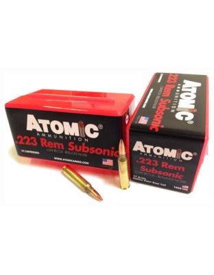 Atomic Ammunition Subsonic 223 Rem 77 Grain BTHP 50 Rounds