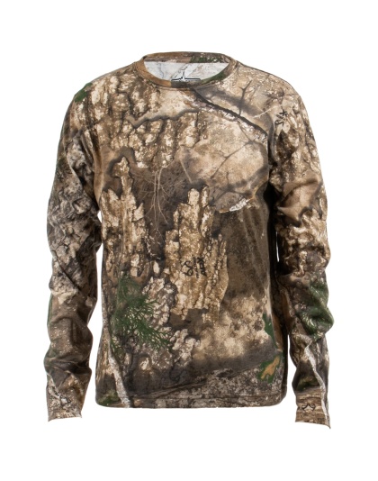 Habit Youth Bear Cave Long Sleeve Tee Realtree APX Youth Extra Large