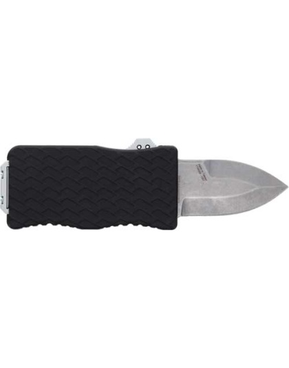 Schrade Knife Uproar Mini D/A Out-the-Front 1.9" Dagger Point Black/Stainless Steel