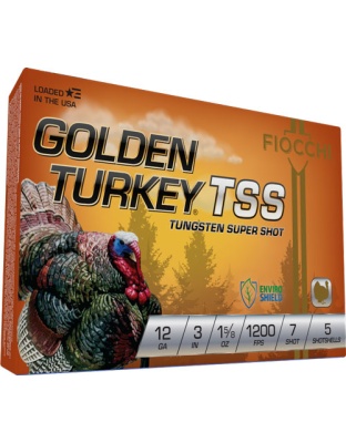 Fiocchi Golden Turkey Tss 12 Gauge 3" 1-5/8 Ounce #7 5 Rounds