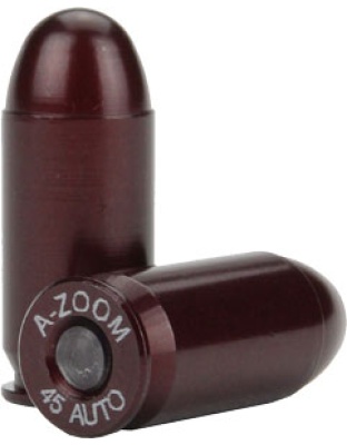 A-Zoom Metal Snap Cap.45 Automatic Colt Pistol 5-Pack