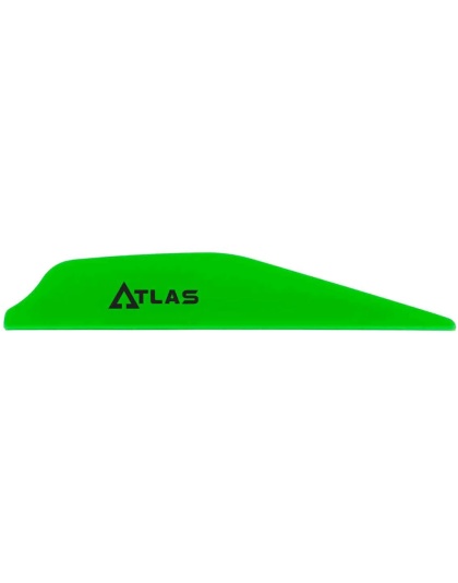 Bohning Atlas Vanes Neon Green 100 pk.