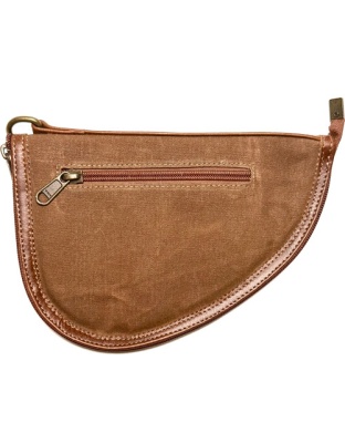 Palmetto Bag Co Pistol Case Small Field Tan Waxed Canvas/Buffalo