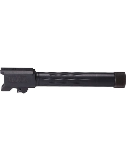 Faxon Firearms Smith & Wesson M&P Full Size 9 mm Flame Flute Threaded Black