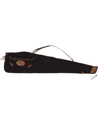 Browning Lona Canvas Gun Case 48" Scoped Black/Brown Trim
