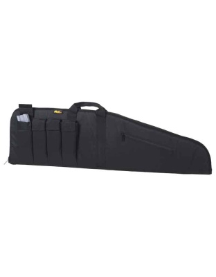 Us Peacekeeper 45" Msr Case Bl 4 Magazine Pouches 600 Denier Black