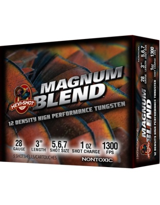 Hevi-Shot Magnum Blend 28 Gauge 3" 1 Ounce #567 5 Rounds