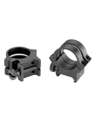 Weaver Quad Lock Detachable Scope Rings 1" High Matte