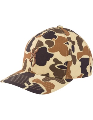 Browning Cap Cupped Up 110 Snp Back Vintage Tan Buckmark One Size Fits Most