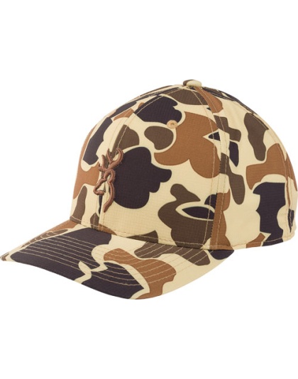 Browning Cap Cupped Up 110 Snp Back Vintage Tan Buckmark One Size Fits Most