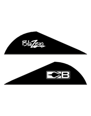 Bohning Blazer Vanes 2" Solid Black 36-Pack