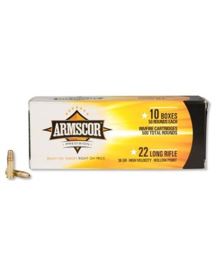 ARM 22LR 36GR HVHP Ammo 50 rounds