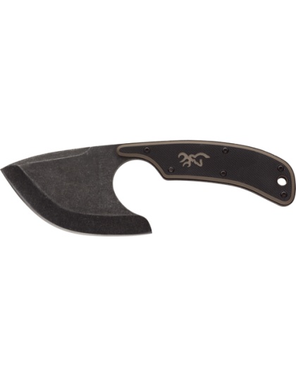 Browning Knife Cutoff Skinner 2.5" Blade Black with Sheath
