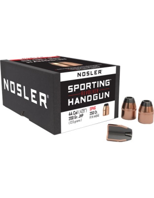 Nosler Bullets 44 Caliber.429 200 Grain Jacketed Hollow Point 250 Count