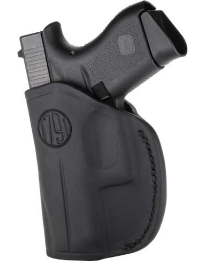 1791 Gunleather 2-Way Multi Fit SZ2 Glock 43/Similar Bl Right-Hand Inside-the-Waistband Holster