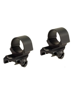 Weaver Detachable Extension Top Mount Aluminum Scope Rings - 1" High Dual EXT - Matte