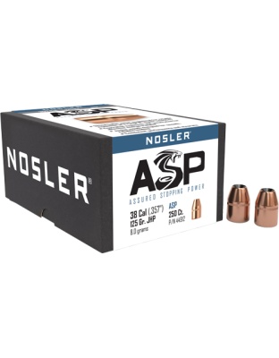 Nosler Bullets 38.357 125 Grain Jacketed Hollow Point 250 Count