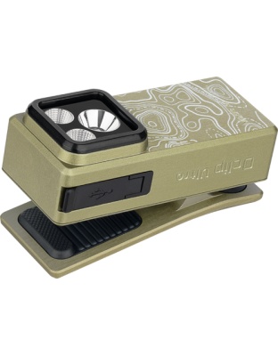 Olight Oclip Ultra 530 Lumens Rechargeable Olive Topo