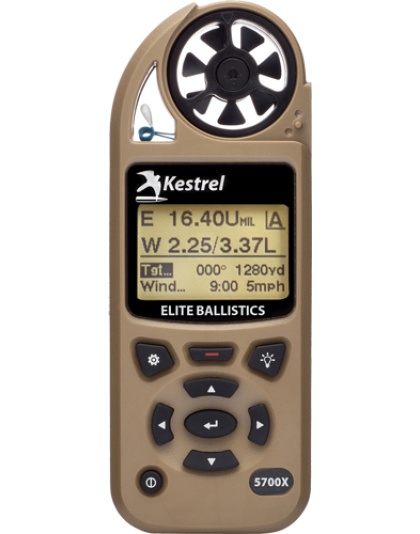 Kestrel Ballistics 5700X Elite with Applied Ballistics Desert Tan