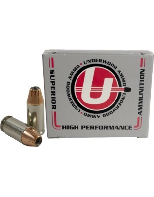 Underwood Ammo 380 Automatic Colt Pistol +P 90 Grain XTP Jacketed Hollow Point 20 Rounds 10 Boxes per Case