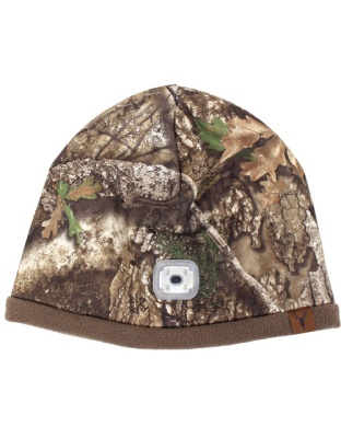 Hot Shot Lighted Beanie Fleece Rechargeable Realtree APX Os