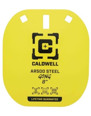 Caldwell AR500 8" Steel Target Yellow