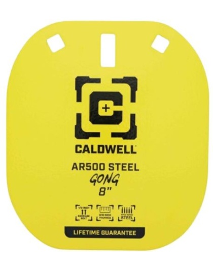 Caldwell AR500 8" Steel Target Yellow