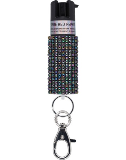 Sabre Jeweled with Snap Clip/Twist Lock Black