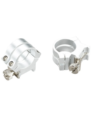 Weaver Quad Lock Detachable Scope Rings 1" High Silver