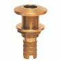 Groco Bronze Hose Barb Thru-Hull Fitting - 1"