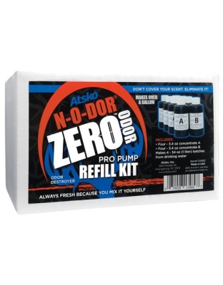 Atsko Zero N-O-Dor Oxidizer Pro Pump Refill Kit Makes 1GAL