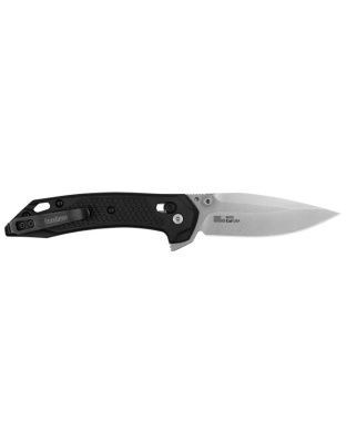 Kershaw Bonneville Folding Knife 3-1/5" Modified Clip Point Blade Black