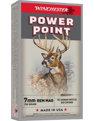 Winchester Ammunition Super-X 7mm Remington Magnum 150 Grain Power Point 20 Rounds