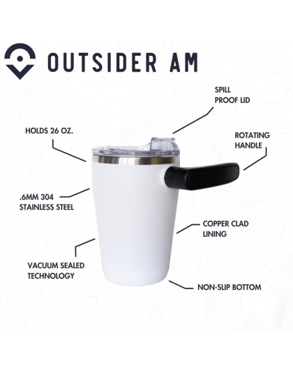 Outsider The AM Travel Mug Black
