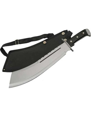 Szco Rite Edge 13.5" Black Bully Machete Stainless Steel Blade with Sheath