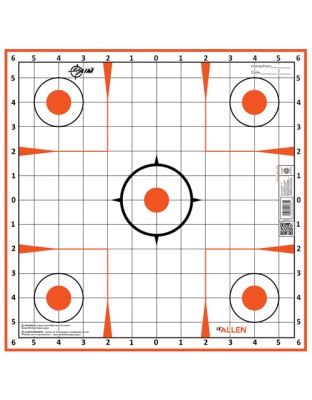Allen Ez Aim Sight Grid Trgt 12-Pk 12"X12"