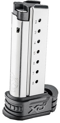 Springfield Armory Magazine XD-S 9 mm Luger 8 Rounds with Black Sleeves 1&2