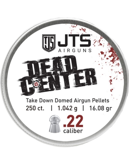 Jts Group Pellets Dead Center 22 Domed 16.08 Grain 250 Count