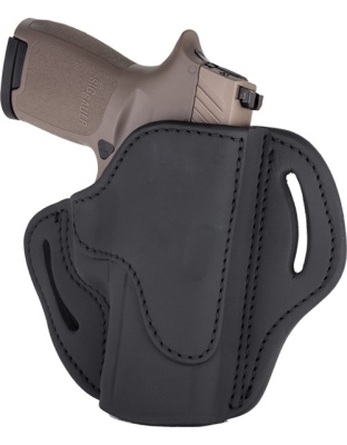 1791 Gunleather BH2.4S Belt Holr Outside-the-Waistband Mult Fit Right-Hand SIG P320C/Similar Black