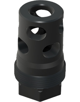 Comstock Armory Muzzle Brake Compact 1/2-28 9 mm