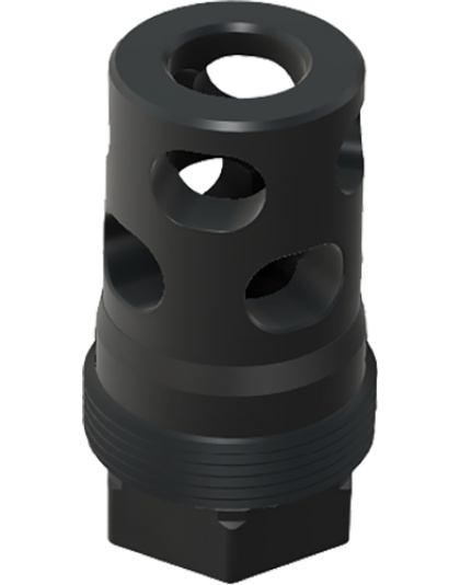 Comstock Armory Muzzle Brake Compact 1/2-28 9 mm
