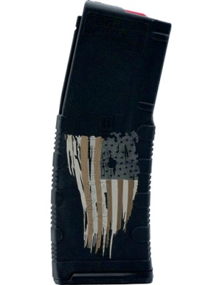 Black Rain Ordnance Magazine AR-15 30 Rounds 5.56" Tattered Flag Etched