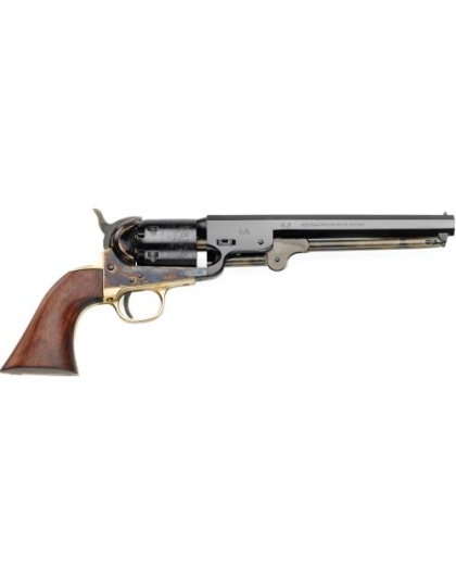 E.m.f. 1851 Navy Steel 44 Caliber 7.5" Octagon Case Hrdnd Walnut
