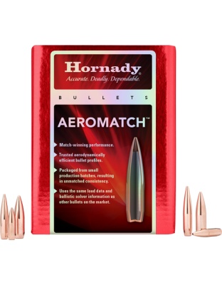 Hornady Bullets 22 Caliber.224 69 Grain Hollow Point Boat Tail 500 Count 6 Boxes per Case