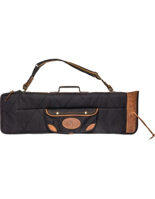 Browning Lona Canvas Gun Case 34.5" O/U Tkdwn Black/Brwn Trim