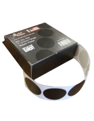 Pro-Shot Products Splatter Shot Target Repair Pasters 1" Black 500 Count Roll