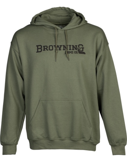 Browning Hoodie Branded Buck Mark Green Large