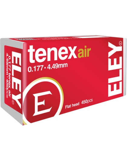 Eley Tenex Air Pellets 177 4.49 mm 8.2 Grains 450-Pack